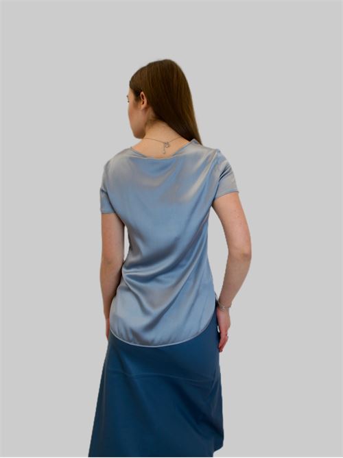 Silk satin t-shirt MAXMARA LEISURE | 2331110134600003